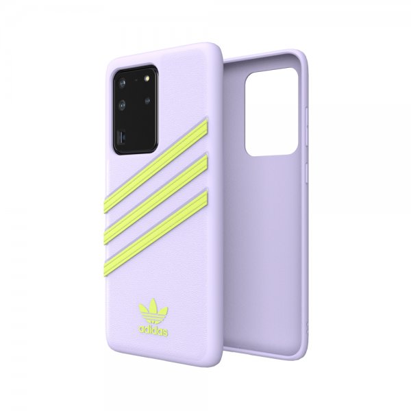 Adidas Samsung Galaxy S20 Ultra -kuoret TAI 3 Stripes Snap Case Lila