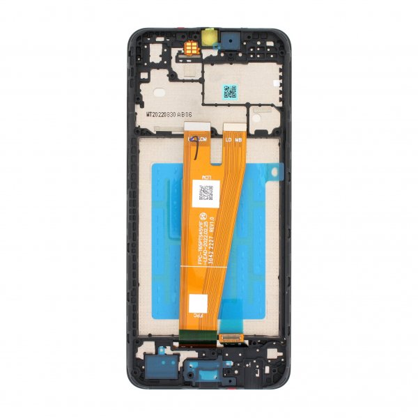 Samsung Galaxy A04 2022 näyttö LCD-paneelilla, alkuperäinen - Sininen