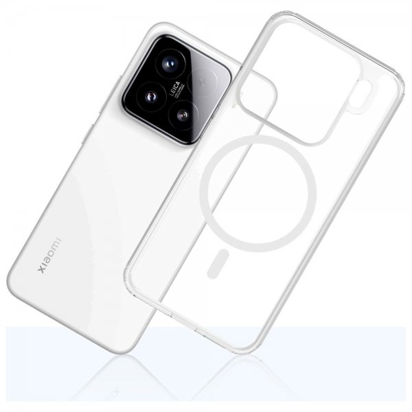 3mk Xiaomi 15 Kuori Armor MagCase Läpinäkyvä