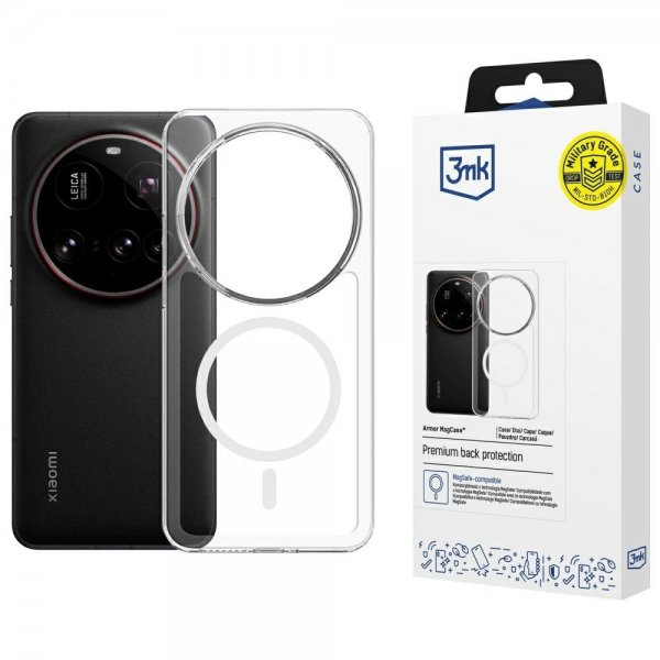 3mk Xiaomi 15 Ultra Armor MagCase läpinäkyvä