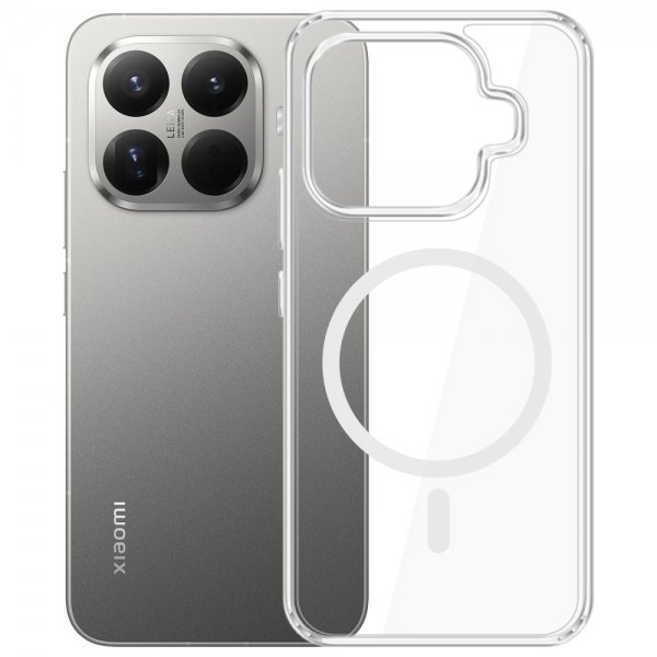3mk Xiaomi 15T Pro Kuori Armor MagCase Läpinäkyvä