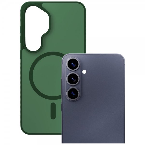 3kpl Samsung Galaxy S26 Suojakuori Smoke MagCase Vihreä