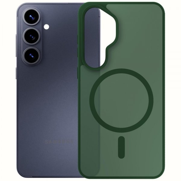 3kpl Samsung Galaxy S26 Suojakuori Smoke MagCase Vihreä