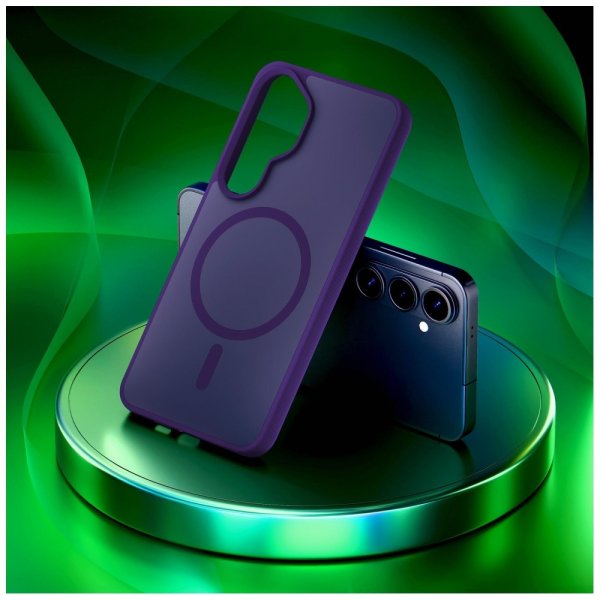 3kpl Samsung Galaxy S26 Suojakuori Smoke MagCase Violetti