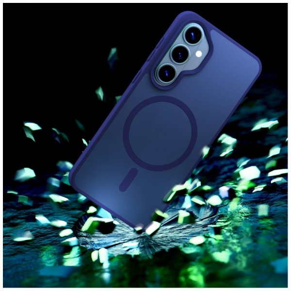 3mk Samsung Galaxy S26 Plus Kuori Smoke MagCase Sininen