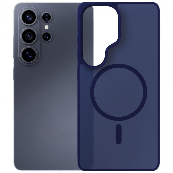 3kpl Samsung Galaxy S26 Ultra Kuori Smoke MagCase Sininen