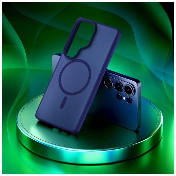 3kpl Samsung Galaxy S26 Ultra Kuori Smoke MagCase Sininen