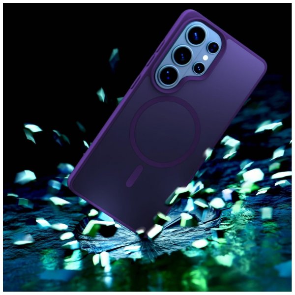 3mk Samsung Galaxy S26 Ultra Kuori Smoke MagCase Violetti