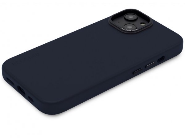 Decoded iPhone 14 Plus -kuoret nahkainen takakuori, tummansininen
