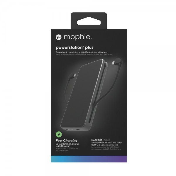 Mophie Powerbank Powerstation Plus 10 000 mAh Musta