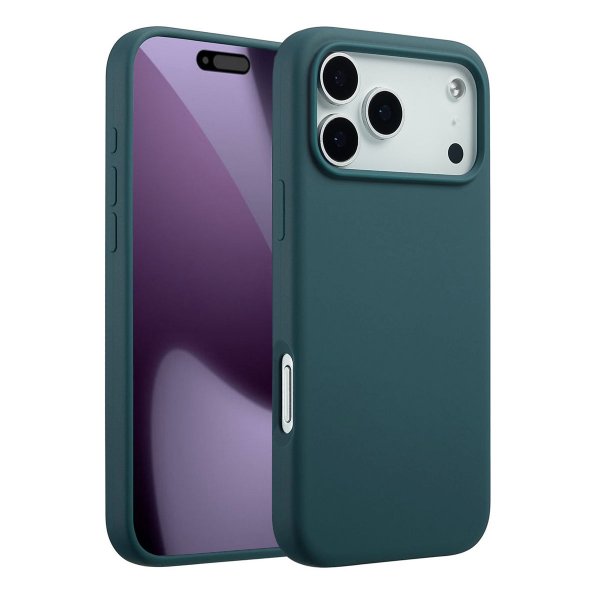 Rvelon iPhone 17 Pro Max -silikonikuori MagSafella, vihreä