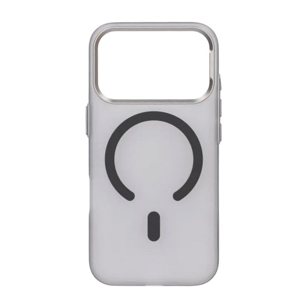 iPhone 17 Pro -kuori, kamerasuoja, MagSafe, musta, läpinäkyvä