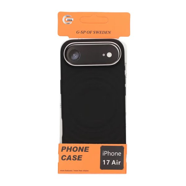 iPhone Air Kuori Silikoni MagSafe Musta