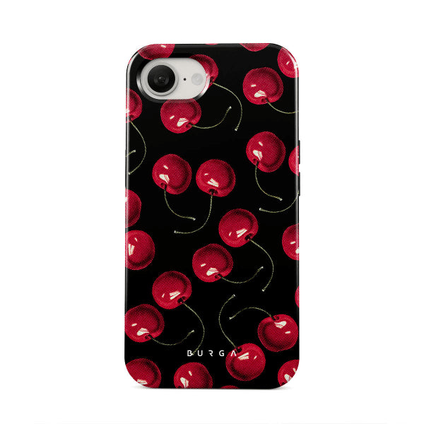 Burga iPhone 16e/17e -suojakuori Tough Cherrybomb