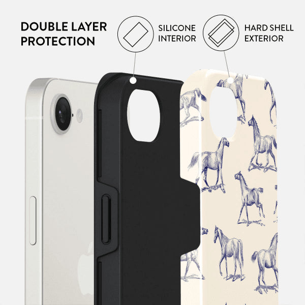 Burga iPhone 16e/17e -kuoret Tough Derby Race