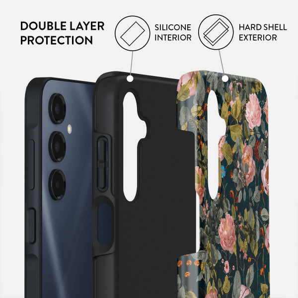 Burga Samsung Galaxy A16 Suojakuori Tough Bloomy Garden