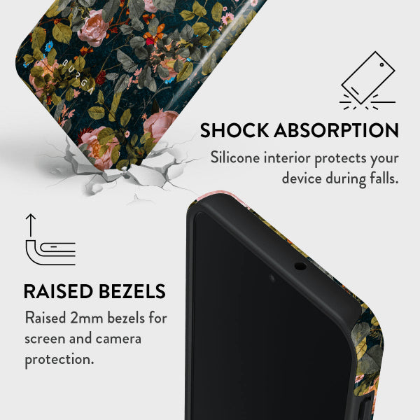 Burga Samsung Galaxy A16 Suojakuori Tough Bloomy Garden