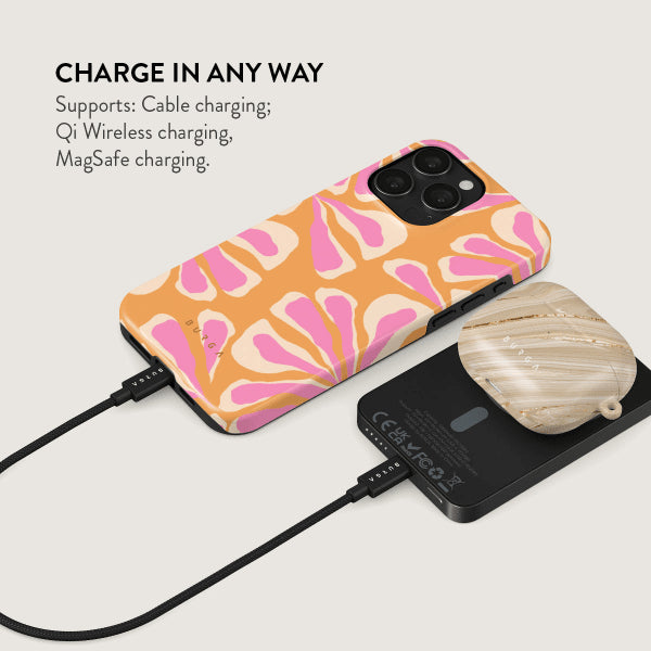 Burga Powerbank MagSafe 5000 mAh Aloha Harmaa