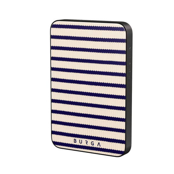 Burga Powerbank MagSafe 5000 mAh Old Money Harmaa