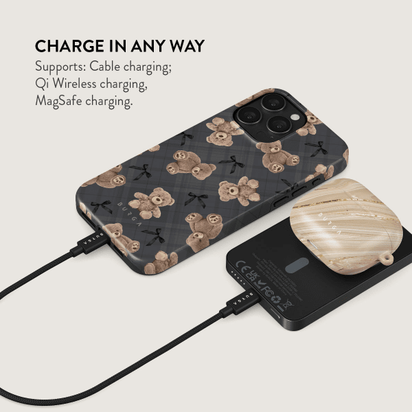 Burga Powerbank MagSafe 5000 mAh BFF Harmaa