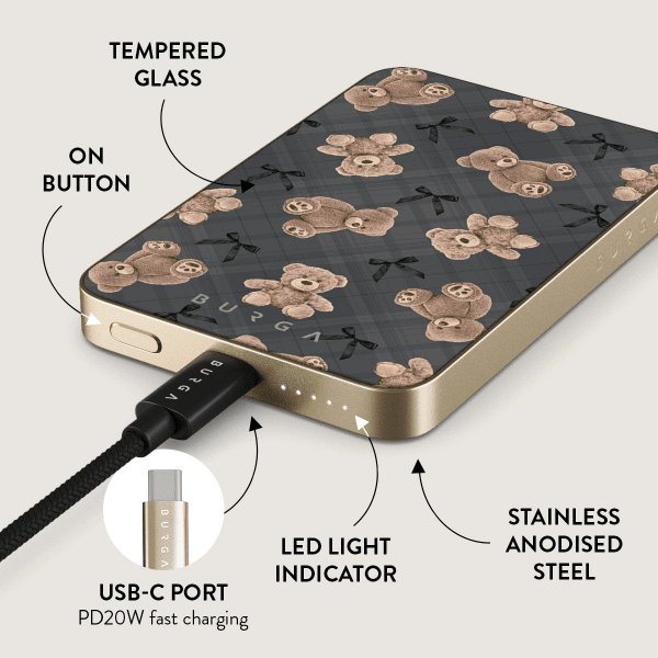 Burga Powerbank MagSafe 5000 mAh BFF Kulta