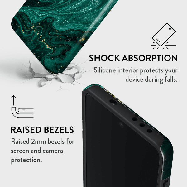Burga OnePlus 13 -kuoret, Tough Emerald Pool