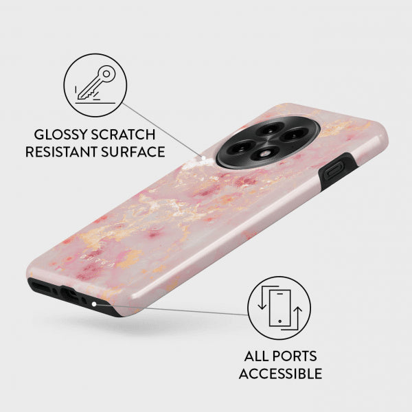 Burga OnePlus 13 Suojakuori Tough Golden Coral