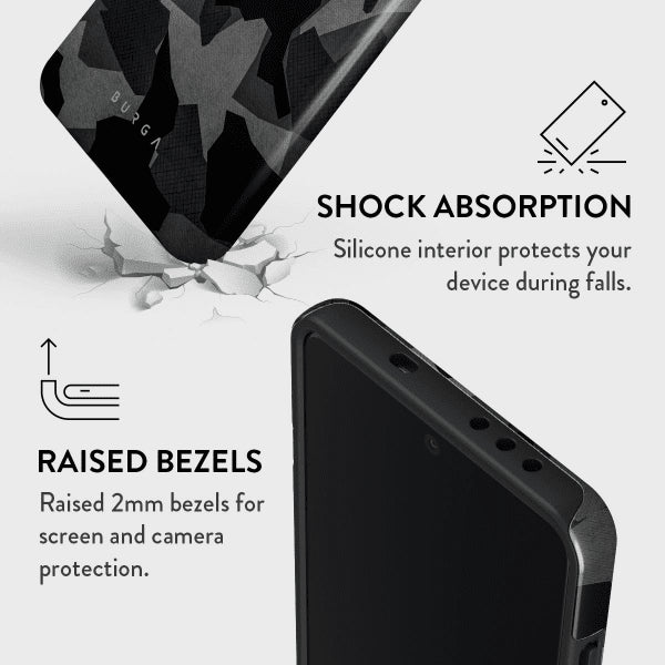 Burga OnePlus 13 Suojakuori Tough Night Black Camo