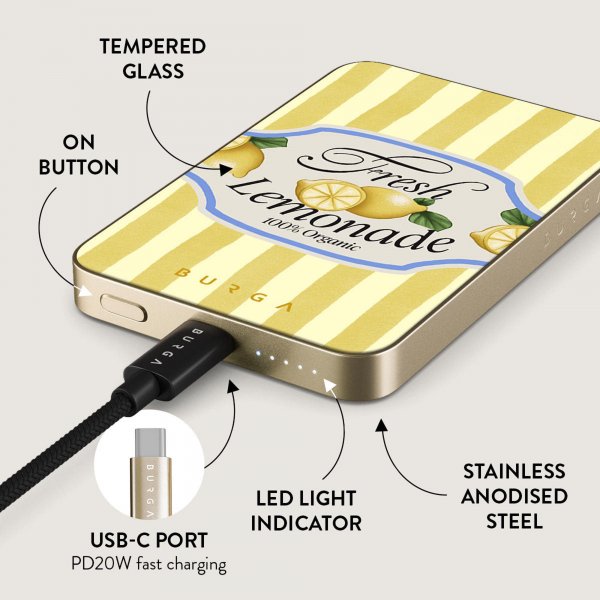 Burga Powerbank MagSafe 5000 mAh Frizzante Kulta