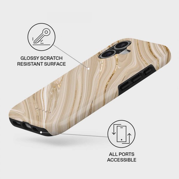 Burga iPhone 17 -suojakuori Tough MagSafe Full Glam