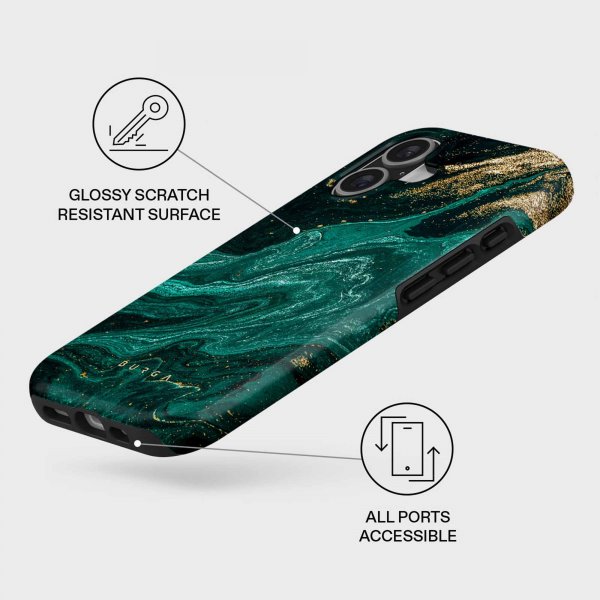 Burga iPhone 17 -kuoret Tough MagSafe Emerald Pool