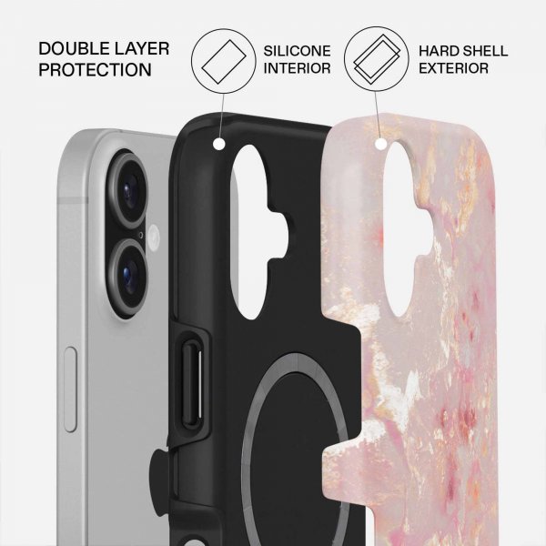 Burga iPhone 17 -kuoret Tough MagSafe Golden Coral