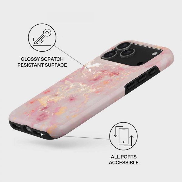 Burga iPhone 17 Pro Tough MagSafe -suojakuori, Golden Coral