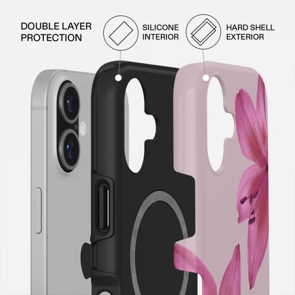 Burga iPhone 17 -kuoret Tough MagSafe Fragile Beauty