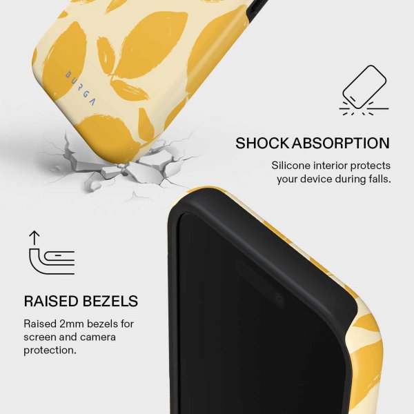 Burga iPhone 17 -kuoret Tough MagSafe Lemon Tart