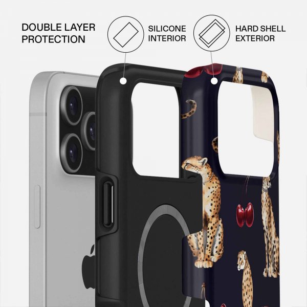 Burga iPhone 17 Pro Max -suojakuori, Tough MagSafe Cougar