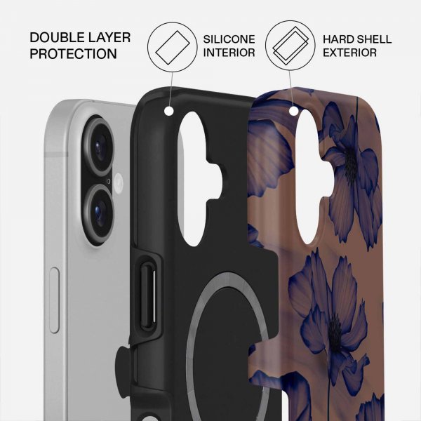 Burga iPhone 17 -suojakuori Tough MagSafe Velvet Night