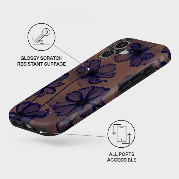 Burga iPhone 17 -suojakuori Tough MagSafe Velvet Night