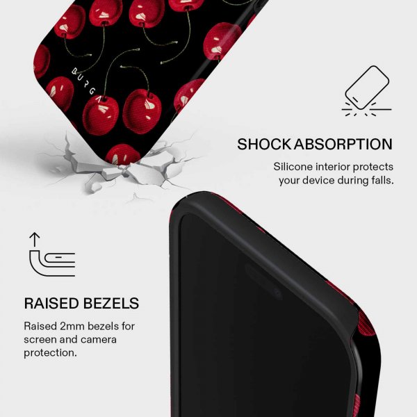 Burga iPhone Air -kuori Tough MagSafe Cherrybomb