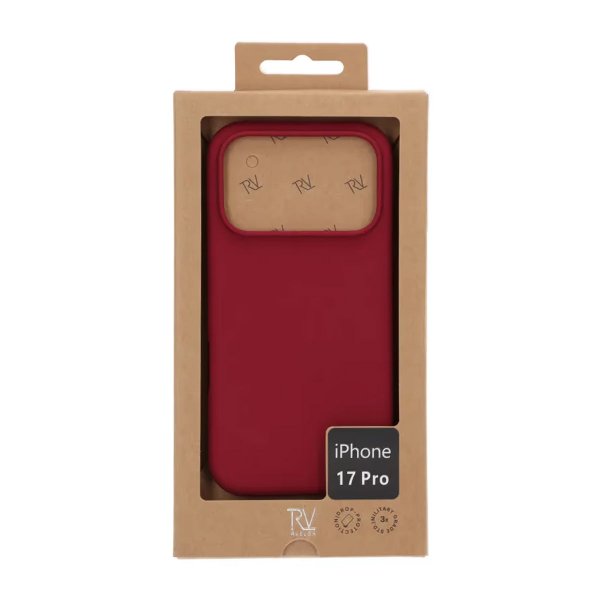 Rvelon iPhone 17 Pro -silikonikuori MagSafe, punainen