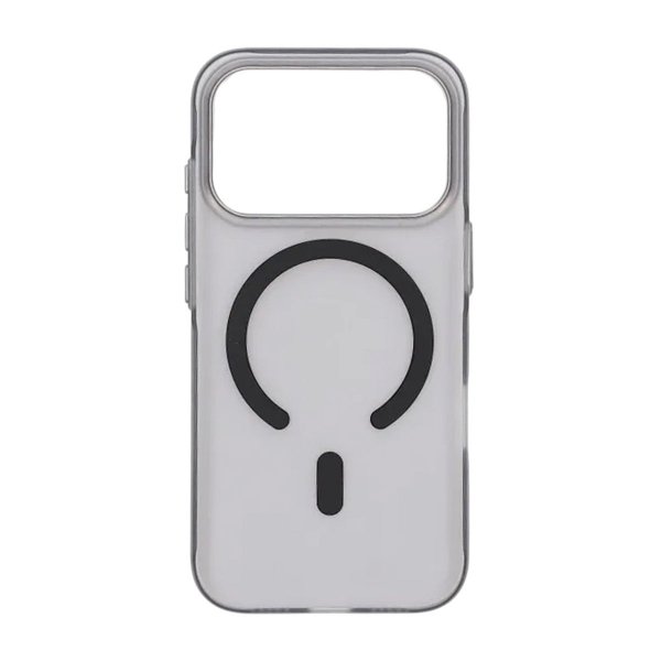iPhone 17 Pro -kuori, kamerasuoja, MagSafe, musta, läpinäkyvä