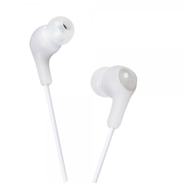 JVC FX9BT Gumy In-Ear -langattomat kuulokkeet mikrofonilla, valkoinen
