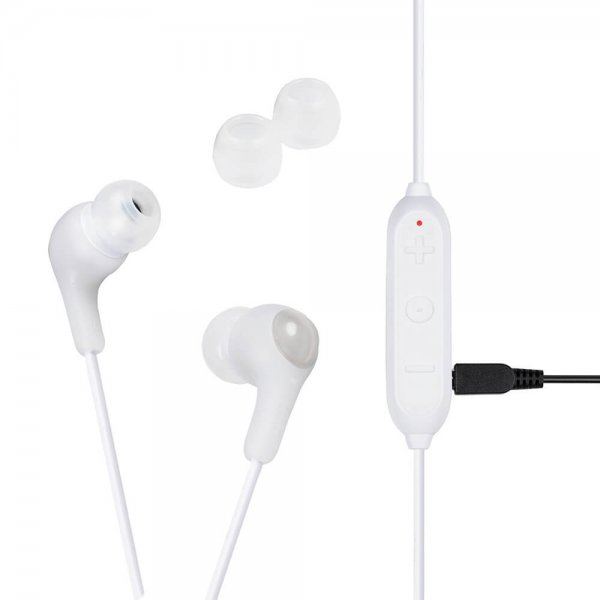 JVC FX9BT Gumy In-Ear -langattomat kuulokkeet mikrofonilla, valkoinen