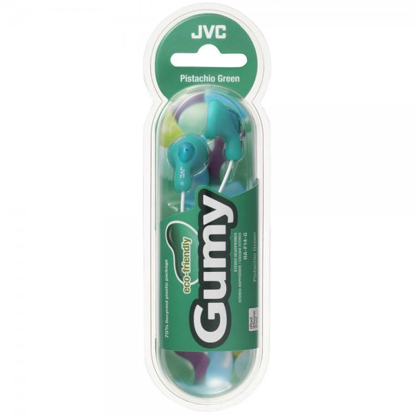 JVC Kuulokkeet F14 Gumy In-Ear Vihreä