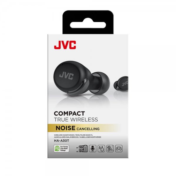 JVC In-Ear True Wireless ANC -kuulokkeet HA-A30T, musta