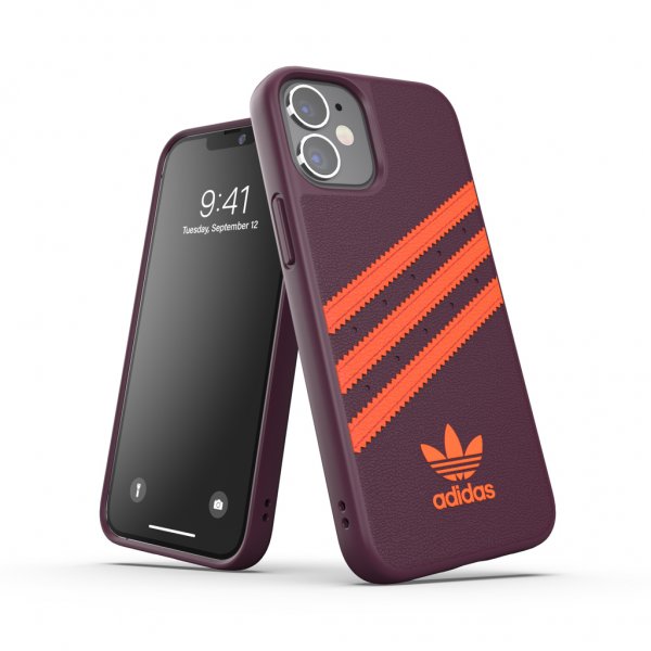 Adidas iPhone 12 Mini Kuori Moulded Case Maroon