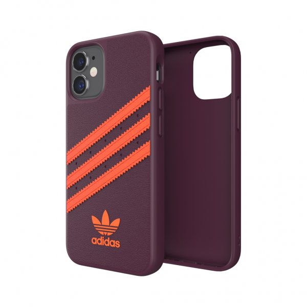 Adidas iPhone 12 Mini Kuori Moulded Case Maroon