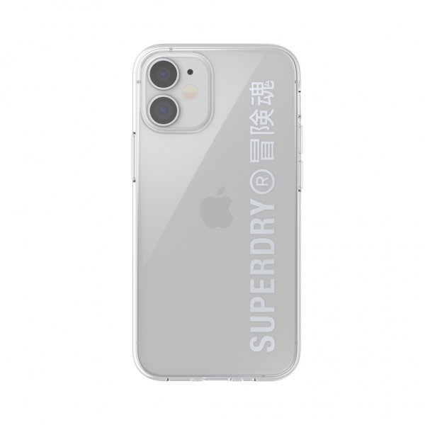 Superdry iPhone 12 Mini Kuori Snap Case Clear Silver