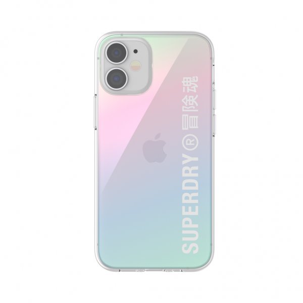 Superdry iPhone 12 Mini Kuori Snap Case Clear Holographic