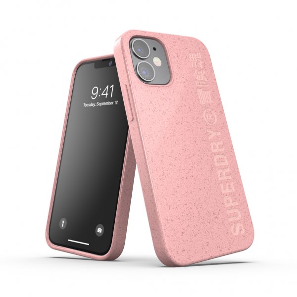 Superdry iPhone 12 Mini Kuori Snap Case Kompostoituvat Materiaalit Rose Pink
